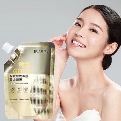 2pcs Moisturizing Retinol Snake Venom Peptide Gold Mask Moisturizing Facial Mask Oil Control Skin Care 100g