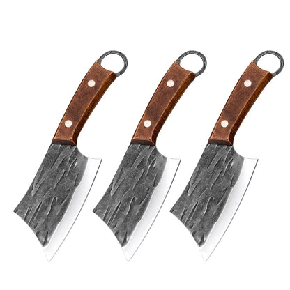 Handmade Forged Chinese Cleaver Knife Ultra Sharp Slicing Filleting Knives Chef Knife for Meat Vegetable Kitchen Cooking Tools