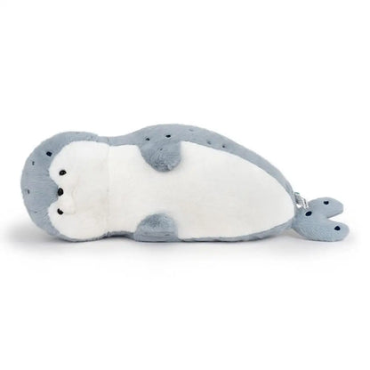 40/65cm Seal Plush Toy Soft Pillow Lifelike Simulation Stuffed Sea Otter Soft Doll Animal Toy Cartoon Otter Kid Birthday Gift