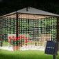 Outdoor String Lights Solar Curtain String Lights LED Lights LED 8 Modes  Wedding Garden Bedroom Outdoor Indoor Wall Decoration
