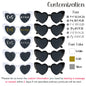 12-120Pcs Custom Wedding Sunglasses Personalised Heart Shaped Sunglasses Wedding Party Favors for Guest Date Initials Custom