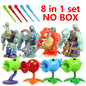 Plants VS Zombies 2 Playset Cactus Peashooter Coconut Cannon Genuine Game Scene Figure Ornaments Soft Silicone Birthday Gift boy