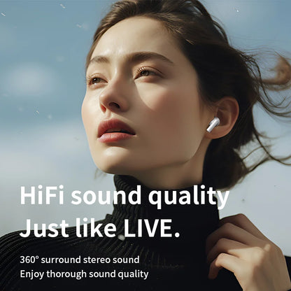 New wireless Bluetooth headset TWS headset with microphone stereo sports in-ear headset touch long standby apply to smartphones