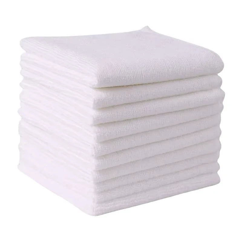 1/5/10/20pcs Kitchen Towel, Ultra-fine Fiber Light Gray Cleaning Cloth Set, Absorbent, Soft and Stain-removing Cloth Wholesale
