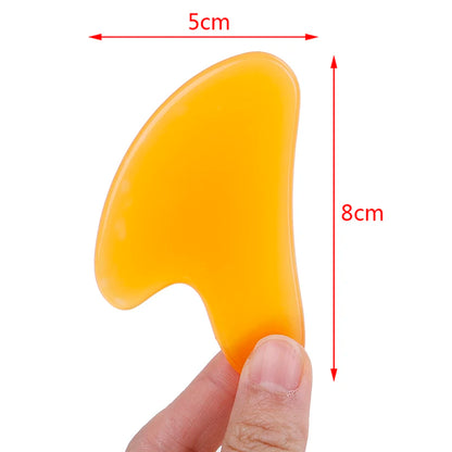 Skin Scraping Resin Gua Sha Massage Board Guasha Plate Face Eye SPA Massager Scrapers Tools For Face Neck Back Body Legs