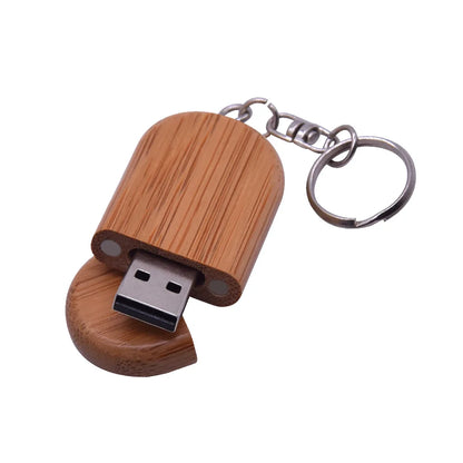 Creative Bamboo and Maple Wood Customize Logo Walnut Pendrive with Key Chain Usb Flash Drive 4GB 8GB 16G 32GB Usb Stick 2.0 Gift