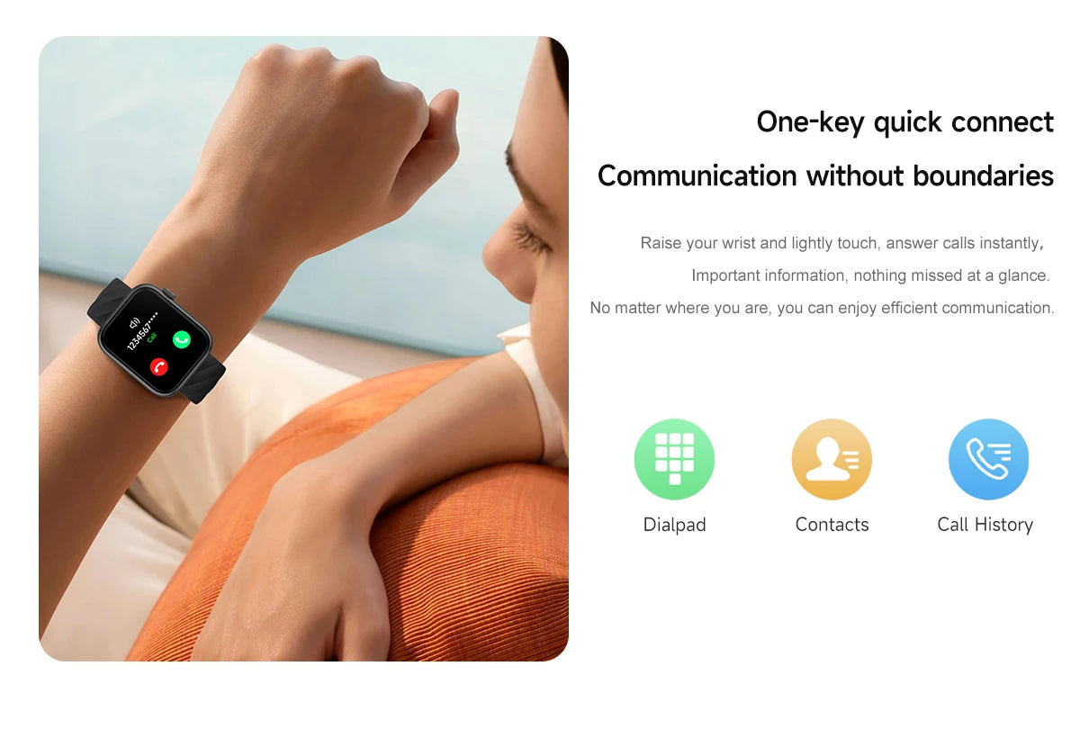 Smartwatch 1,83 cala dla mężczyzn i kobiet, dotykowy ekran, sportowy zegarek fitness, połączenia Bluetooth, cyfrowy smartwatch, wodoodporność IP68