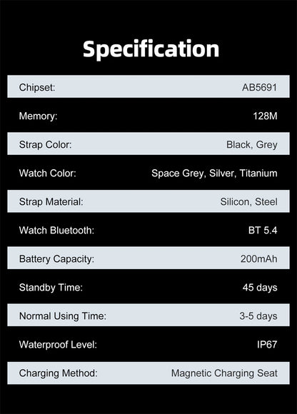 2026 New Ultra-thin Durable Women Smart Watch 1.96" Amoled Screen Sport Health Fitness Wireless Bluetooth Call Smartwatch