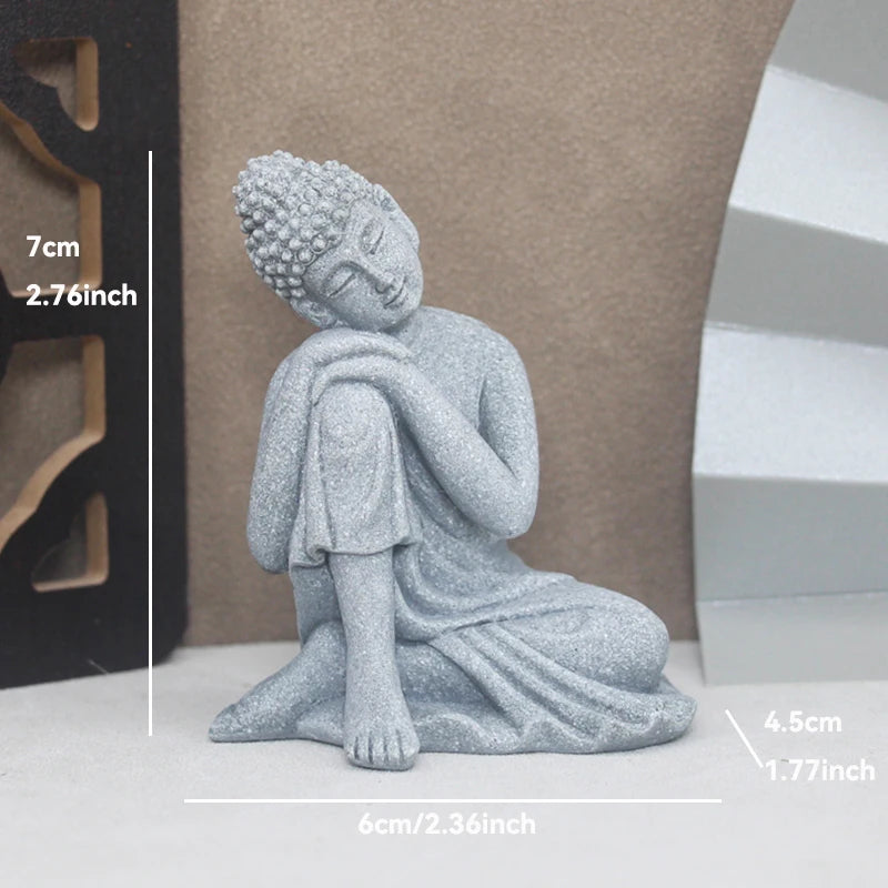 Sandstone Stone Miniature Mountain Fairy Garden Bonsai Rockery Lanscaping Ornaments Aquarium Decoration Accessories Home Decor