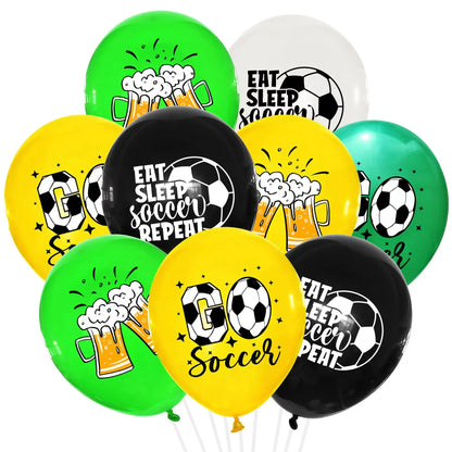 Football Birthday Decoration Party Supplies Tableware Balloons Set Candy Gift Boxes Football Birthday Gifts Kids Birthday Favors