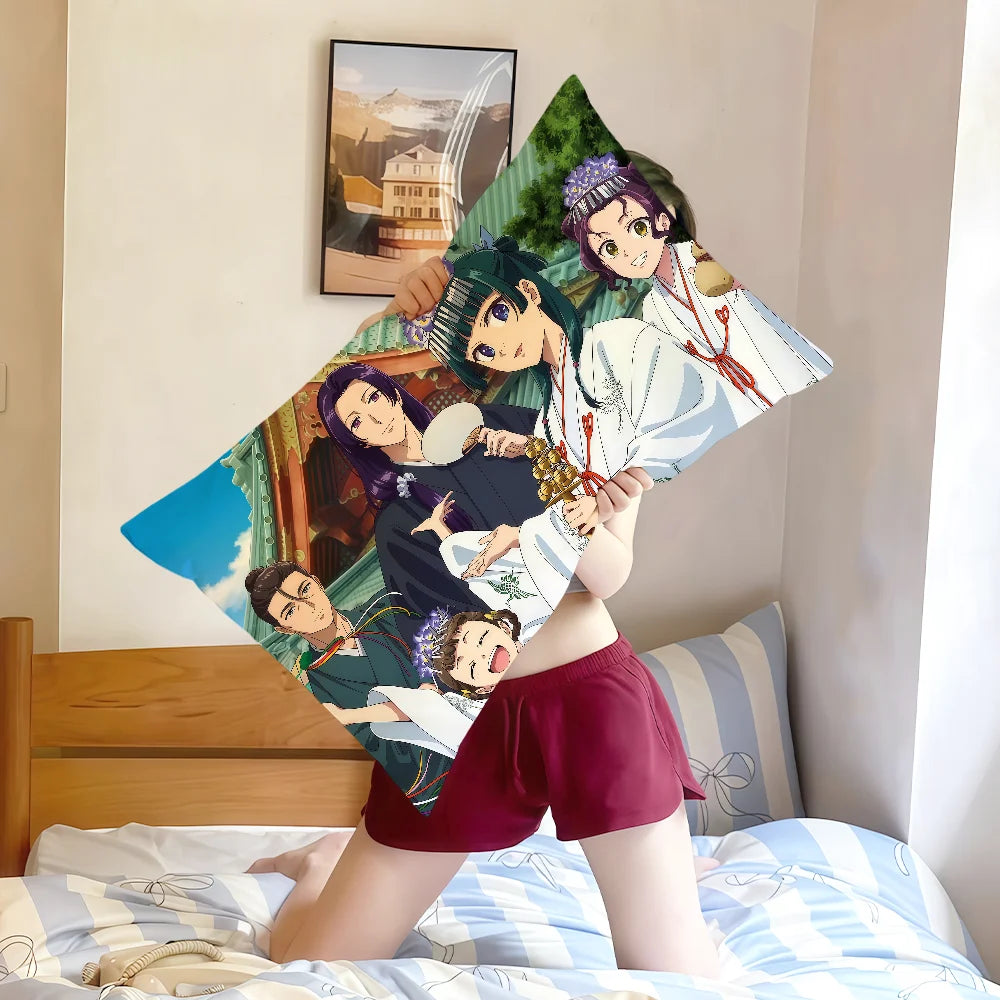 anime cushion cover Rectangle Pillow Cover The Apothecary Diaries Maomao Home Sofa living Room Office Coffee Shop Pillowcase