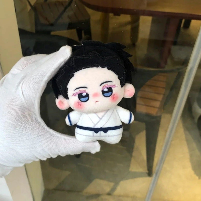 Demon Slayer Figure Anime Plush Doll Fans Gift Q Version Toy Gifts Kamado Nezuko Keyrings Cartoon Character Keychains Bag Charms