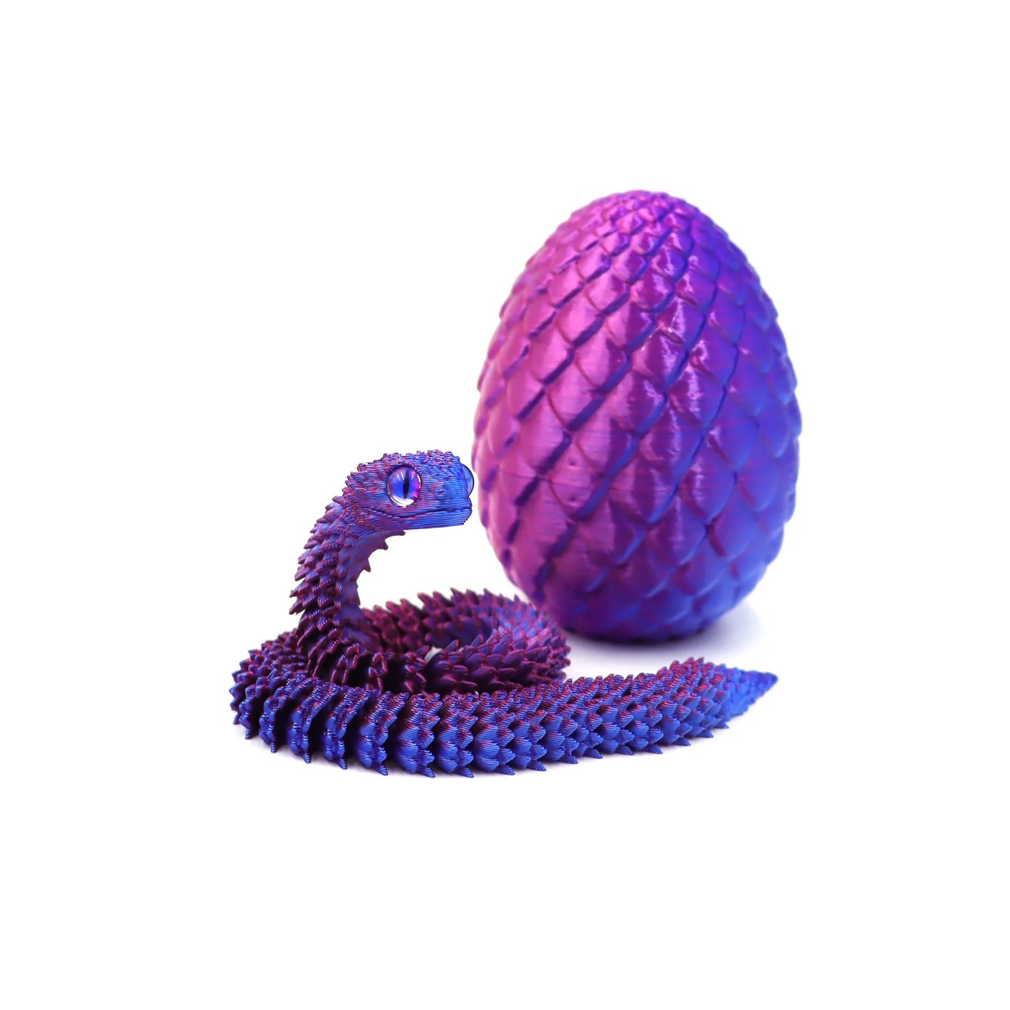 Hot 3D Printing Snake Eggs Home Decoration Creative Pressure-reducing Snake Molds Home Decor Items Moving Rotating Anime Figures
