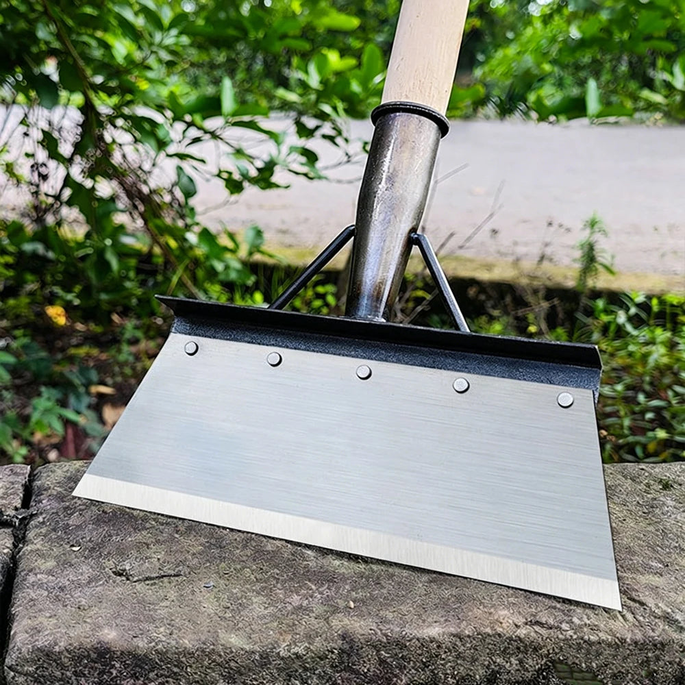 Durable Manganese Steel Multifunctional Shovel Moss Weeding Deicing Hand Tool Metal Spade for Farm Planting Yard Garden Cleaning