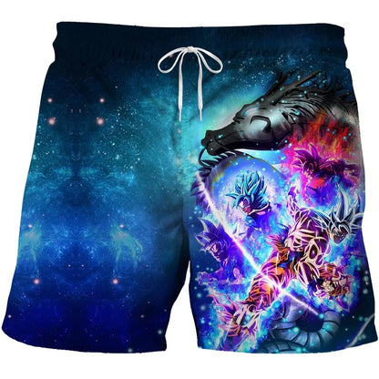 2026 Trendy Dragon Ball Print Children's Shorts Kids Shorts for Boys' Beach Shorts Summer Quick-drying Cartoon Swim Trunks