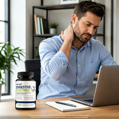 Digestive Enzymes for Bloating & Digestion - Fast-Acting 16 Enzyme Ingredients with Organic Prebiotics & Probiotics for Gut & Digestive Health