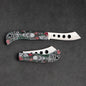Pocket Portable Mini Folding Knife Stainless Steel Self-defense EDC Multi-purpose Camping Camp tools Halloween style