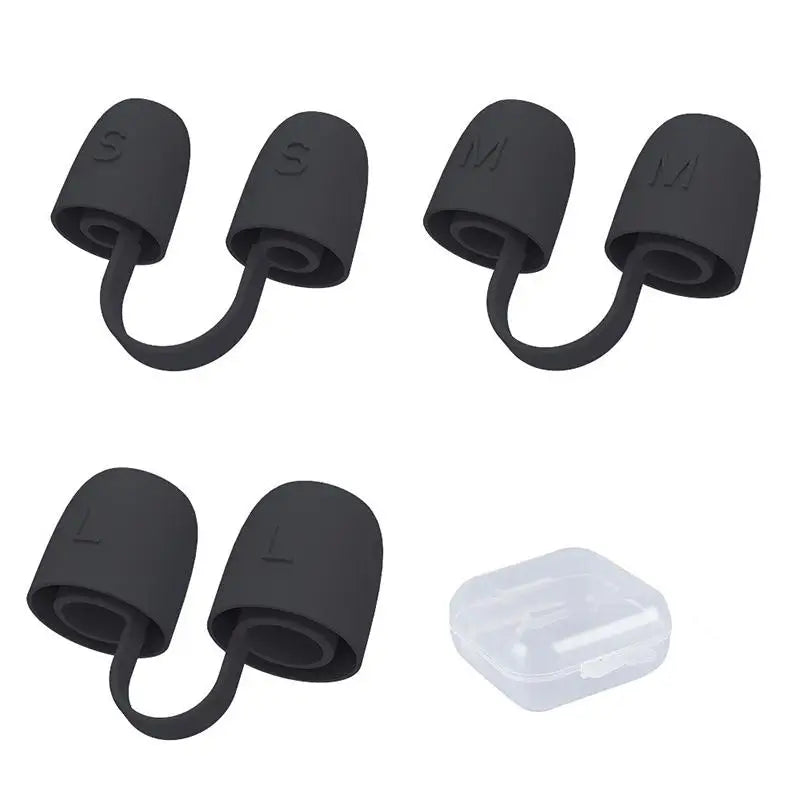 3Pcs/box Silicone Nose Clip Anti Snoring Nasal Dilator Stop Snore Aid Nose Breathe Strips Easy Breathe Improve Sleeping Aid