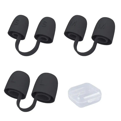 3Pcs/box Silicone Nose Clip Anti Snoring Nasal Dilator Stop Snore Aid Nose Breathe Strips Easy Breathe Improve Sleeping Aid