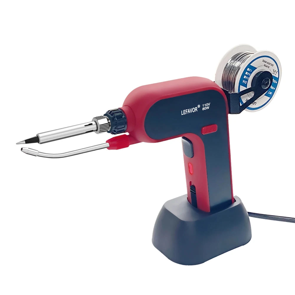 Electric Soldering Iron Gun Hand-held Internal Heating Soldering Iron Automatically Send Tin Gun Soldering Welding Repair Tool