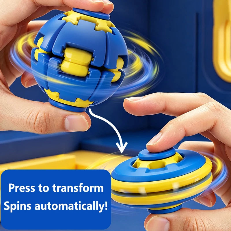 New Fingertip Rotating Ball 3D Printing Stress Relieving Ball Pressing Rotating Fingertip Gyroscope Puzzle Portable Fun Toy