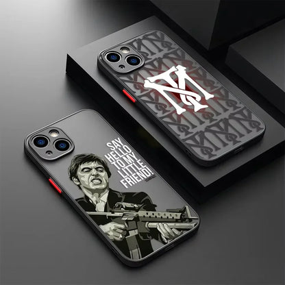 Scarface Tony Montana Phone Case For iPhone 17 16e 16 15 14 13 12 11 Mini Pro Air  Max X XR XSMax 7 8 6 6s Plus Matte Clear Back
