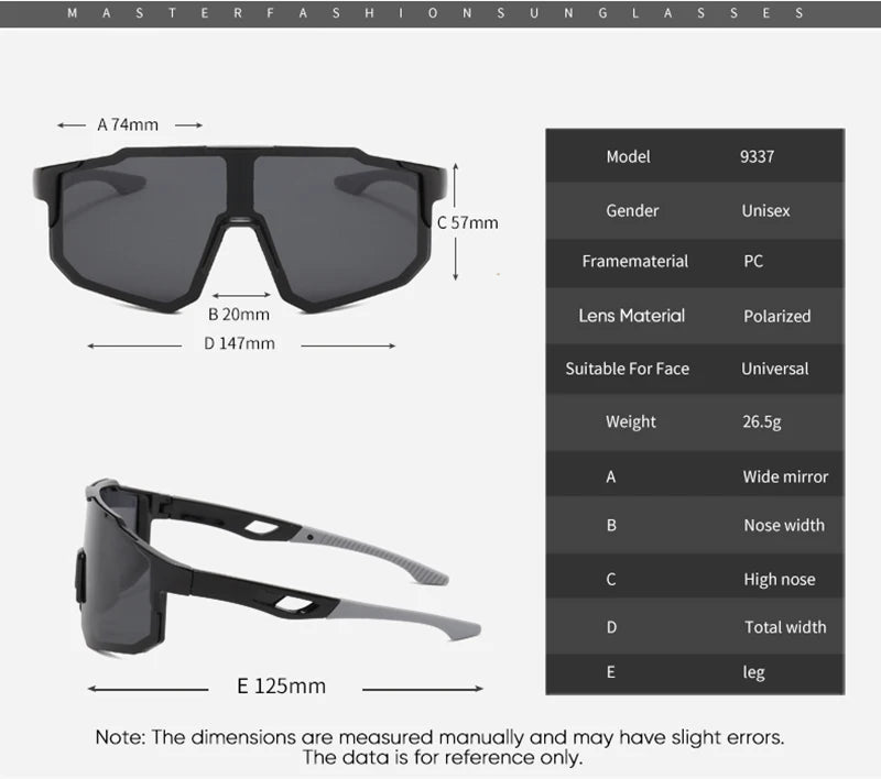 BUCKLOS Cycling Glasses Bike Goggle Outdoor Sport UV Protection Eyeswear Sunglasses Basic/Polarized Bicycle Glasses for Road MTB