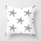 European Gray Pillowcase Geometric Pillow Cover Sofa Cushion Cover Garden Throw Pillows Hotel Outdoor Cushions car Chair 45X45cm
