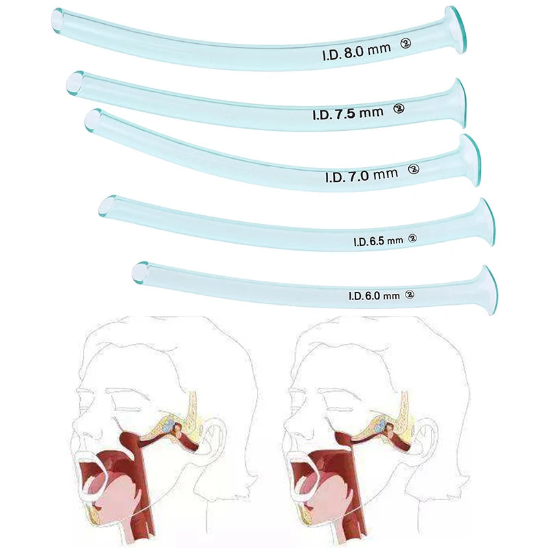 ❀1PC Disposable Nasopharyngeal Airway Nasal Pharyngeal Duct Health Care Kit Accessory.