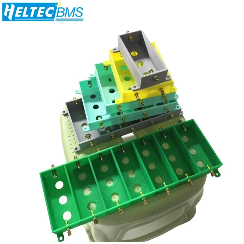 DIY Battery Case/32700 Weld-free Battery Box Battery Holder Pure Copper 12A High Current Lithium Battery in parallel in series