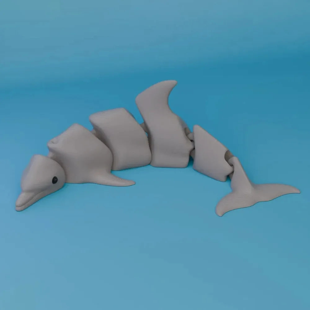 3D Printed Articulated Shark Toy for Decoration Toy Executive Decor for Office Stress Relief Toy