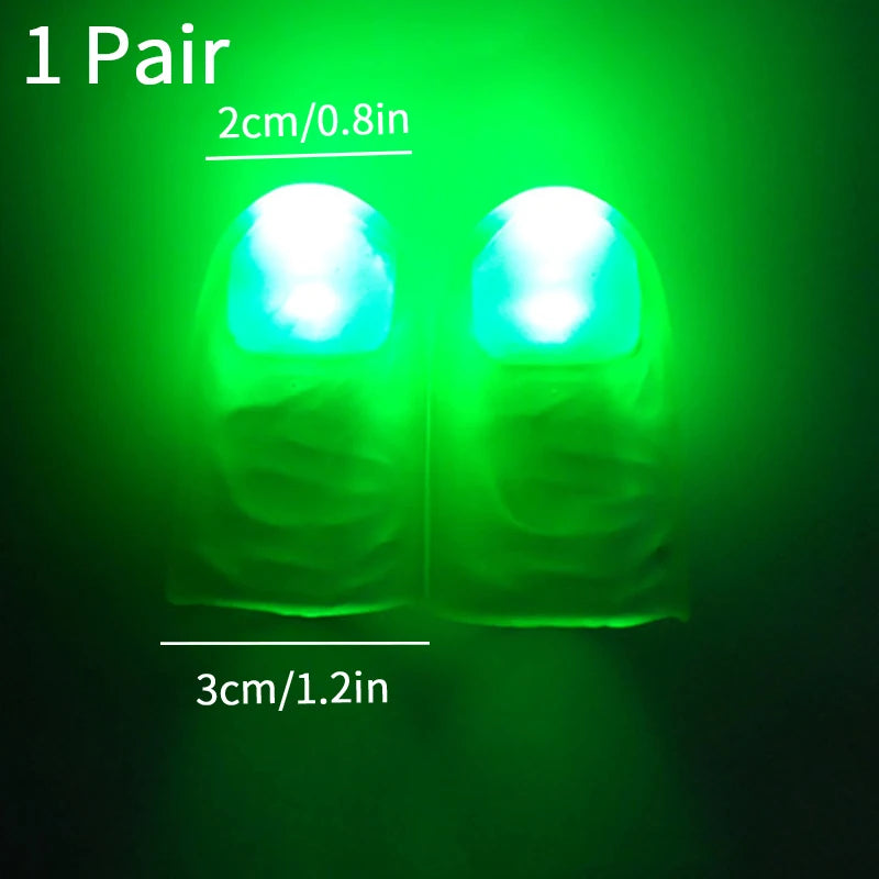Finger Lights Magic Lights Glow in The Dark Led Finger Light Kpop Lights for Fingers Luminous Fingers Decorations