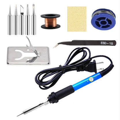 Adjustable Temperature Electric Soldering Iron 110V(US plug) /220V(EU Plug) 60W  Soldering Iron Welding Solder Repair Tool