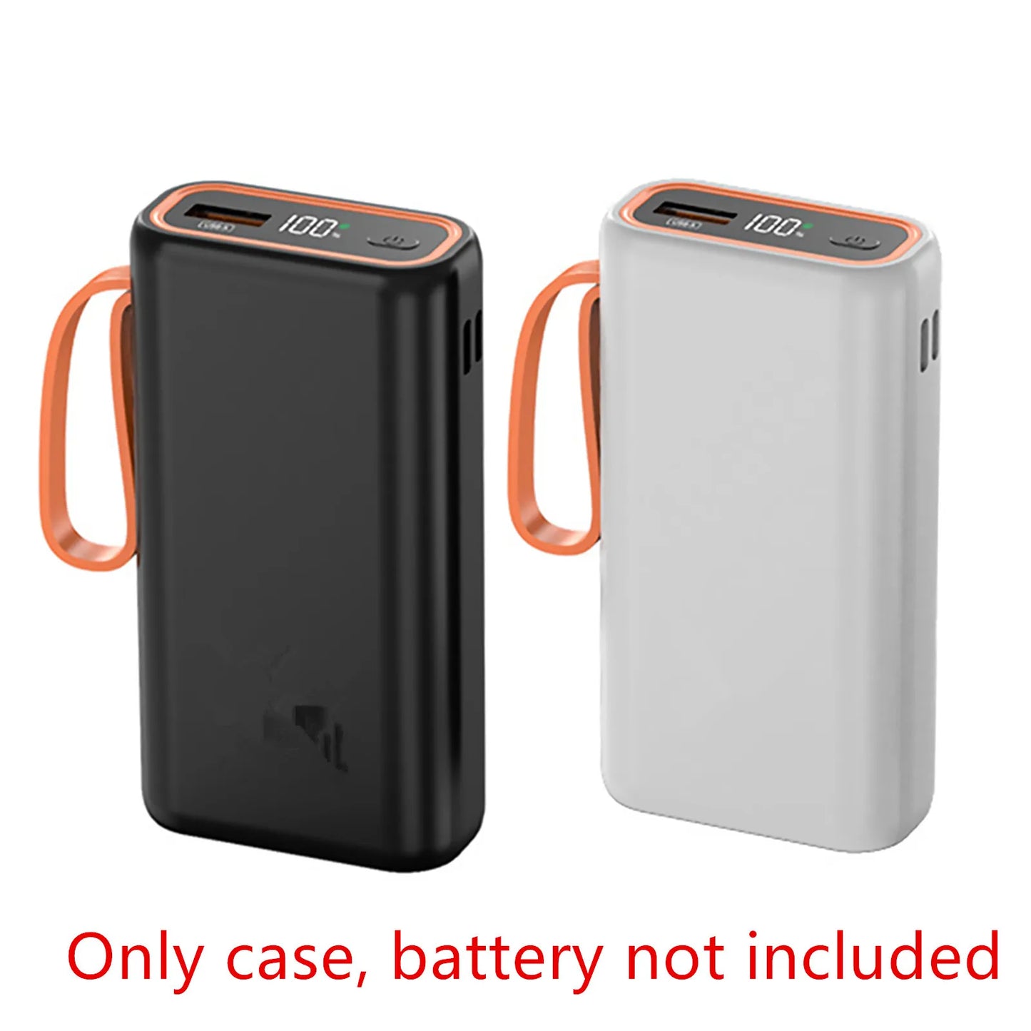 DIY Welded Shell 2*21700 Battery Holder Power Bank Case USB Type C Mobile Phone Charger 21700 Battery Storage Box For Smartphone