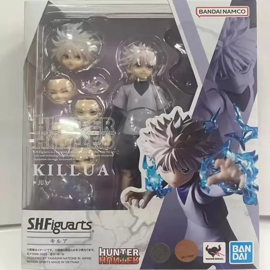 In Stock Shf Figuarts Shf Hunter X Hunter Killua Zoldyck Gon Anime Action Figure Model Finished Ornaments Gift Collection Toys