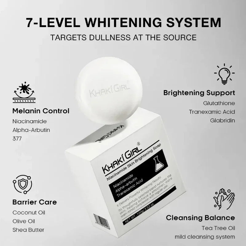 Niacinamide Facial Cleansing Shower Soap 100g Gentle Cleansing Oil Control And Moisturizing Improve Dull Skin For Face Body