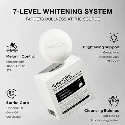 Niacinamide Facial Cleansing Shower Soap 100g Gentle Cleansing Oil Control And Moisturizing Improve Dull Skin For Face Body