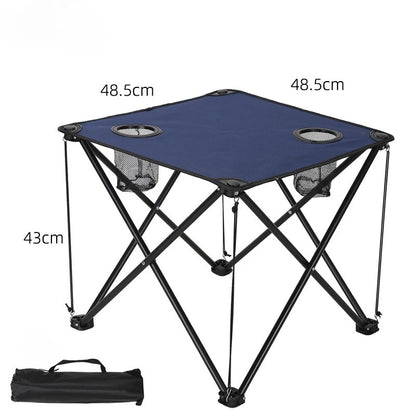 Camping Folding Table Waterproof Picnic Table Foldable Art Sketching Leisure Outdoor Folding Dining Table Small Cloth Table