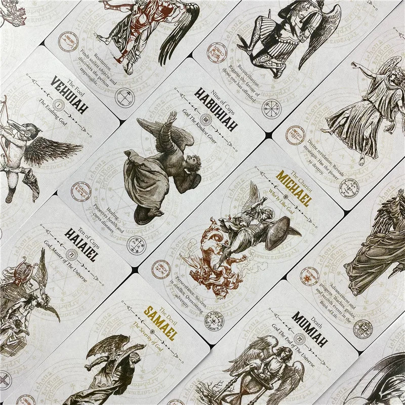 For Romance Angels Tarot Oracle Cards Party Game Card Tarot Card Set for Beginners Card Game Deck Oracle Board