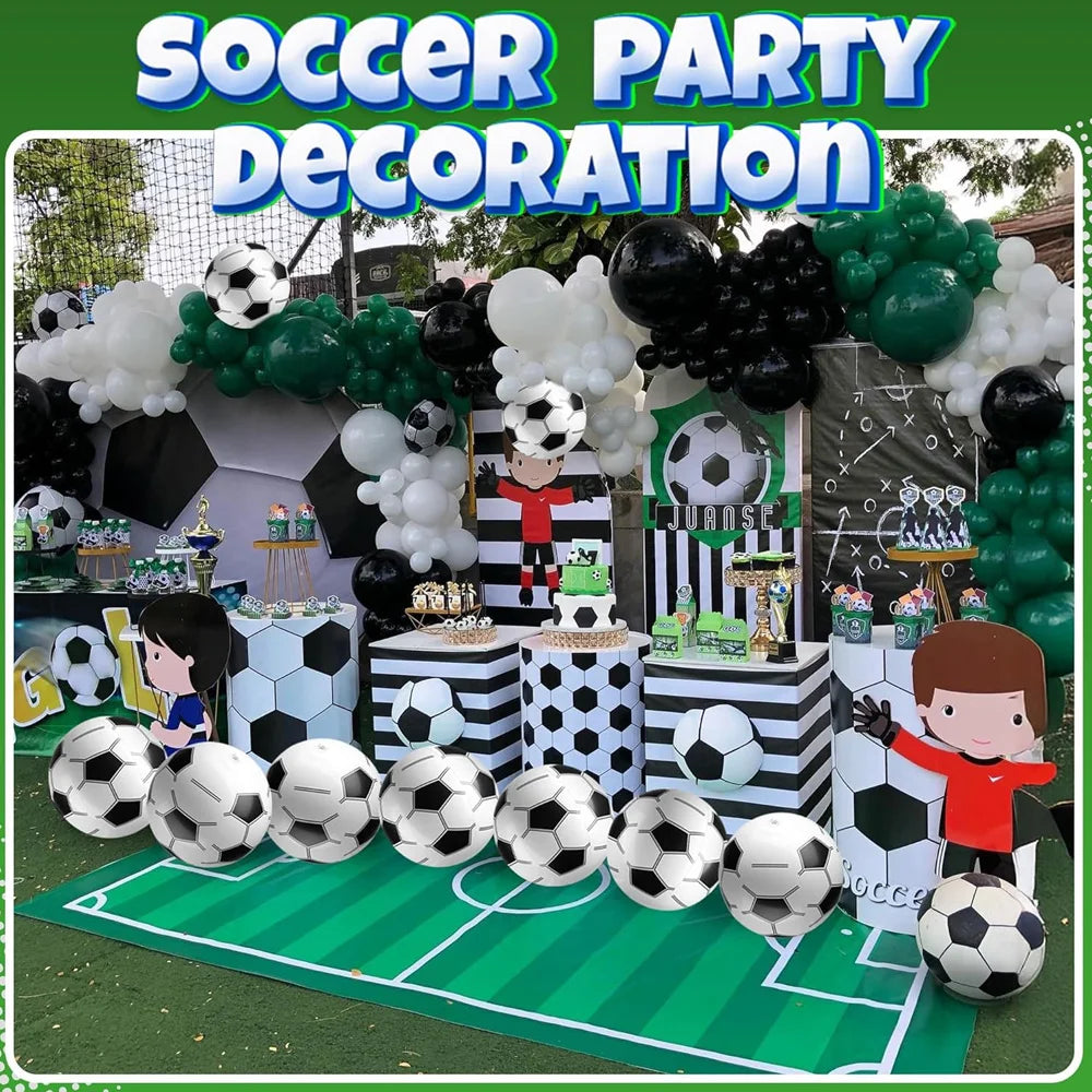 1pc Inflatable Beach Ball Football Soccer Ball for Summer Swimming Pool Party Favor Game for Boys Girls