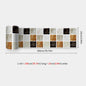 10x200cm Baseboard Sticker Moroccan Mosaic Tile Style Wall Border Sticker DIY Kitchen Bathroom Decoration Waistline Wall Sticker