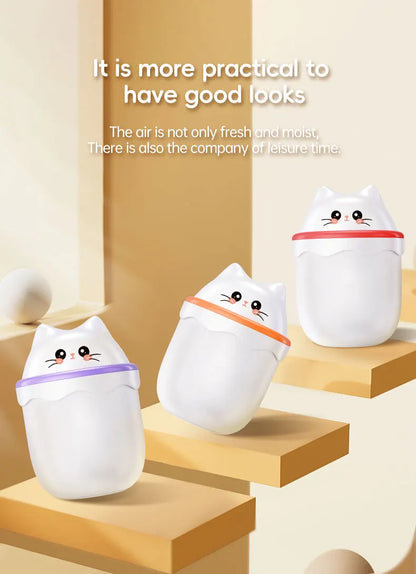 Cute Pet Humidifier Desktop Home Mini Spray Hydrator Atmosphere Night Light Office Creative Portable Cold Fog For Travel Bedroom