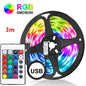 RGB Ambient Light Strip USB 5V LED 5050 Music Sync Flexible Tape Smart Home Lights Remote APP Control for Room TV DIY Decoration