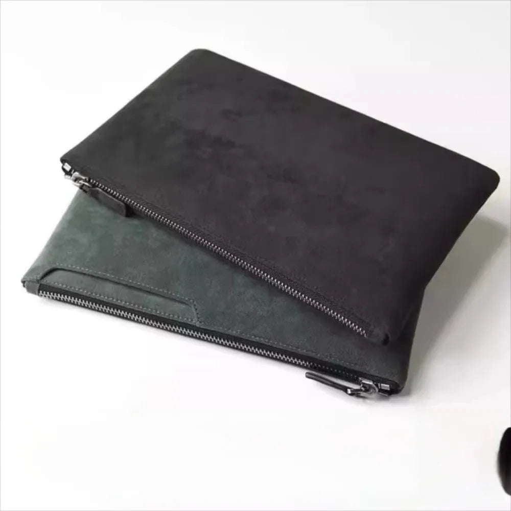 Men's Business Clutch Bag PU Leather Wallet Handheld Busin Casual Phone Bag Soft Surface Ort Wallet Casual Handbag Coin Purse ﻿