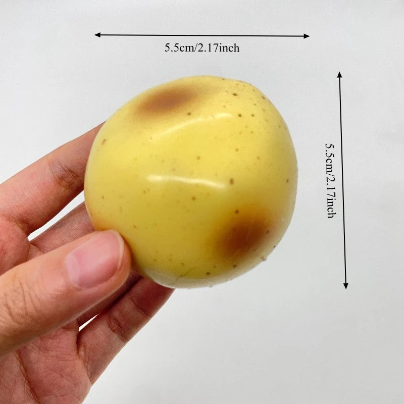 2026 Hot Crunchy Potato Squishy Stress Ball ASMR Squeeze Fidget Toy Decompression Sensory Toy For Adults Gift for Adult