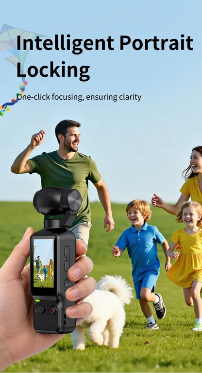 HD 4K Action Camera 180 Degree Rotatable For Vlog YouTube Tiktok Girls Record Life Video Recording Entry Portable Action Camera