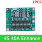 BMS 3S/4S 5A 10A 20A 25A 40A 60A Płytka zabezpieczająca ładowarkę do akumulatorów litowo-jonowych 18650 do wiertarki 12 V z funkcją wzmocnienia/balansu