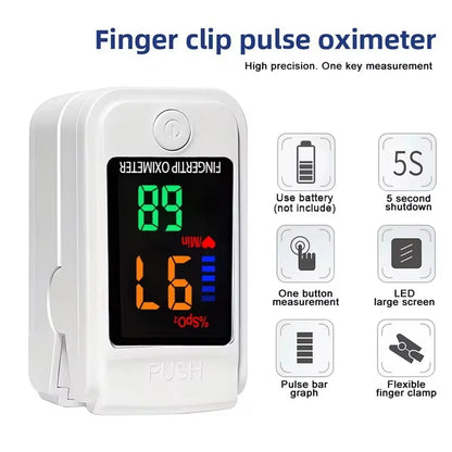 Digital Blood Pressure Monitor Or Finger Pulse Oximeter Automatic Tonometer Heart Rate Detector Household Medical Health Monitor