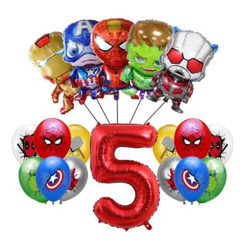 Avengers Marvel Party Decorations SuperHero Theme Tableware Kit Balloon Deco Happy Birthday Banner Supplies for Boys Favors Gift