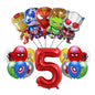 Avengers Marvel Party Decorations SuperHero Theme Tableware Kit Balloon Deco Happy Birthday Banner Supplies for Boys Favors Gift